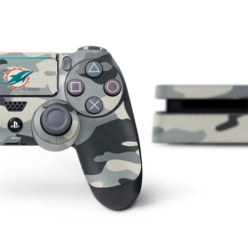 NFL Miami Dolphins Camo PS4 Slim Bundle Skin